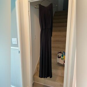 Black maxi dress
